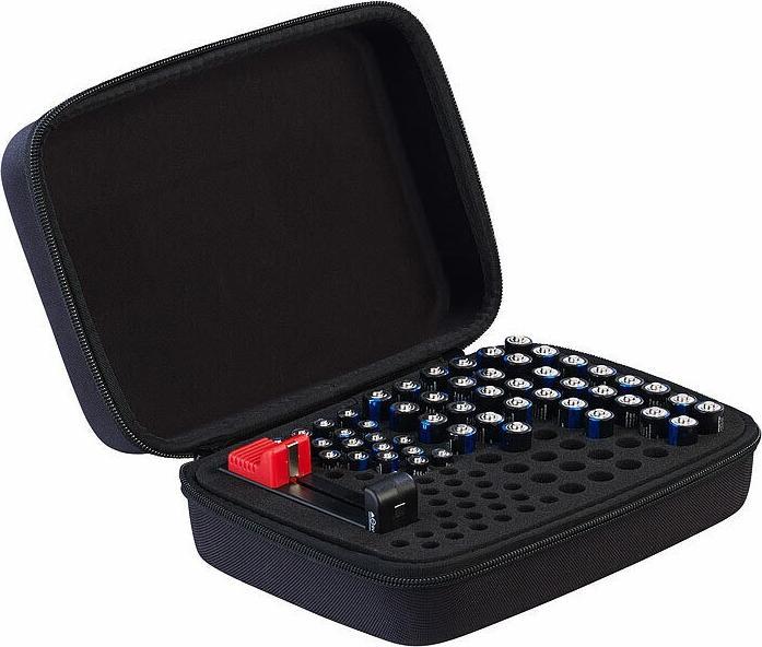 Immagine prodotto TKA Valigetta di stoccaggio per 96 batterie con tester per batterie