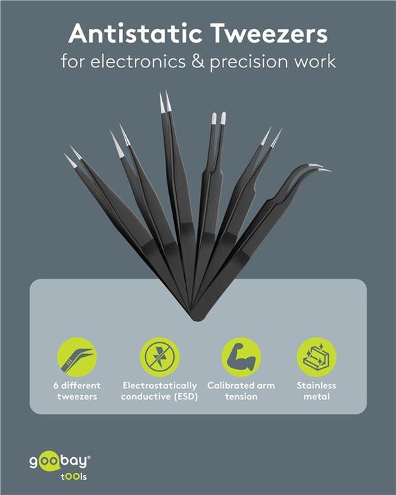 Produktbild Goobay Pinzetten-Set