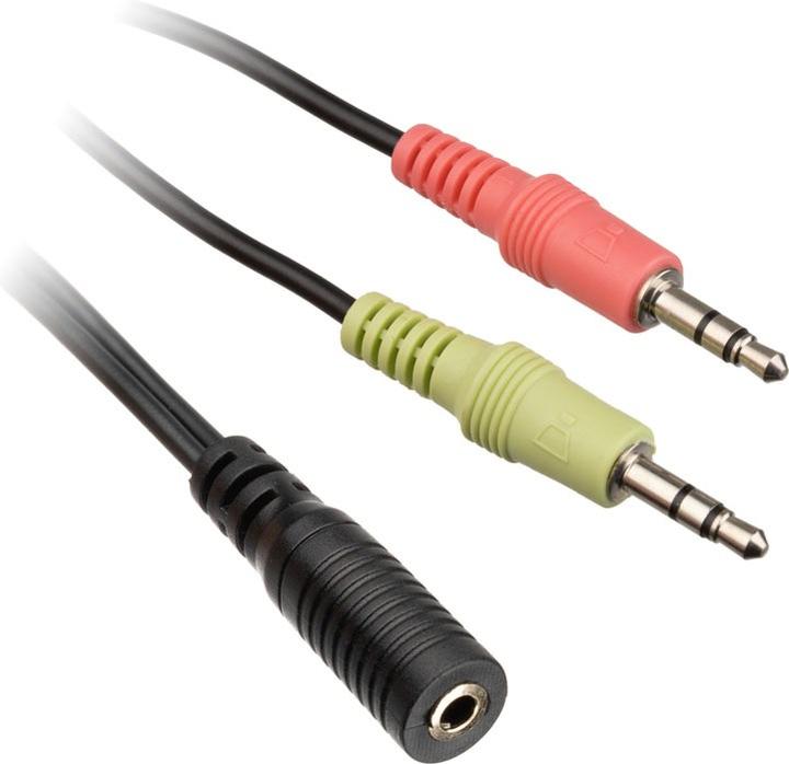 Image du produit InLine Câble adaptateur pour casque audio (0.15 m, RCA)
