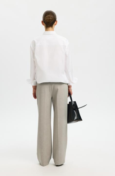 Actual product image Selected Slfrita Mw Wide Pant Mel Noos (32, 36)