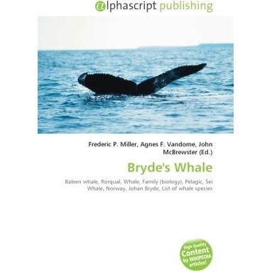 Bryde's Whale, Fachbücher