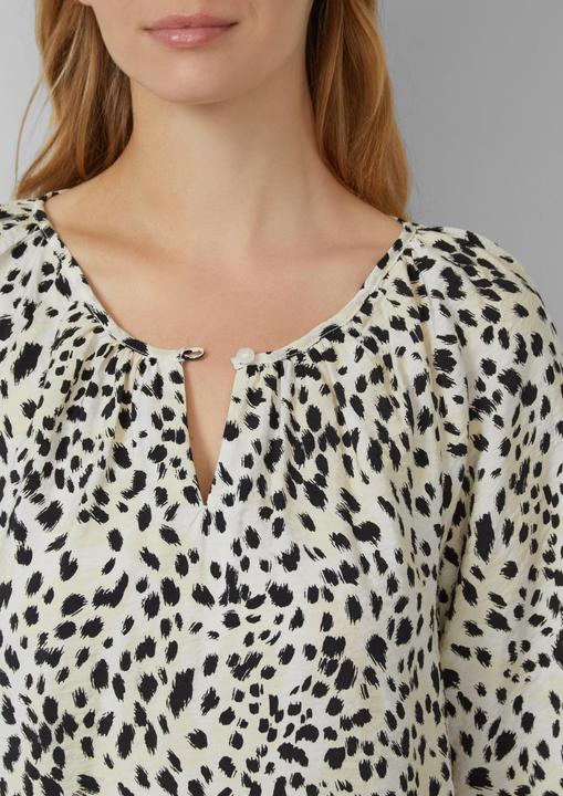 Immagine prodotto s.Oliver Bluse Strukturierte Bluse aus Viskosemix mit Raffung (36)