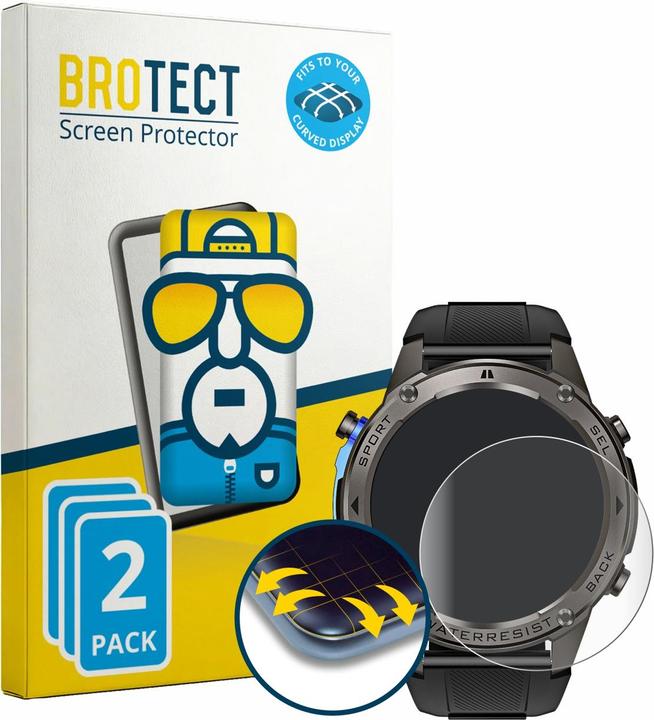 Produktbild BROTECT Fullscreen für Kardena Care GPS Schutzfolie Displayschutz Folie Klar Transparent
