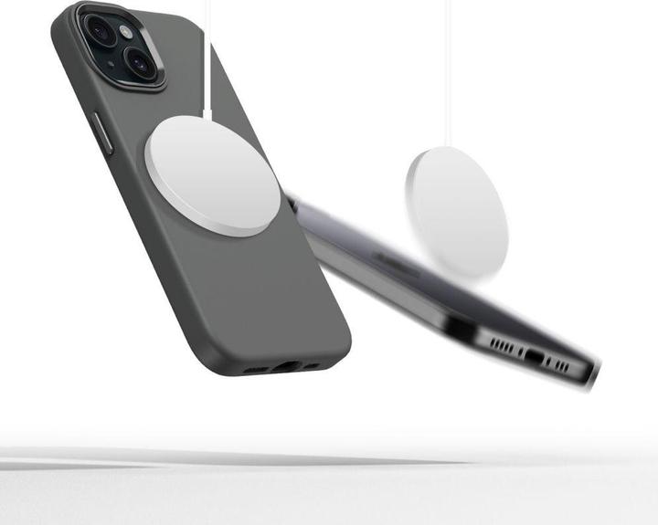 Produktbild Tech-Protect Silicone PUZ MagSafe iPhone 15 Case - Gray (Apple iPhone 15)
