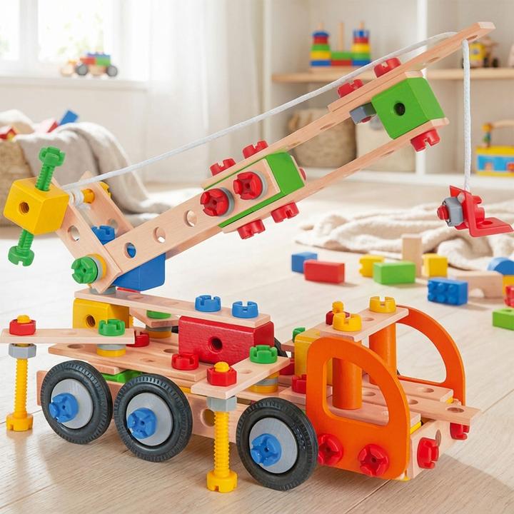 Image du produit Eichhorn Constructor 4 in1 Kraanwagen