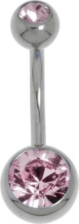 Actual product image Bijouteria Bellypiercing (Crystal, Titanium)