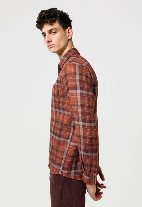 Actual product image Wrangler Langarmhemd 1 Pkt Flannel Shirt (M)