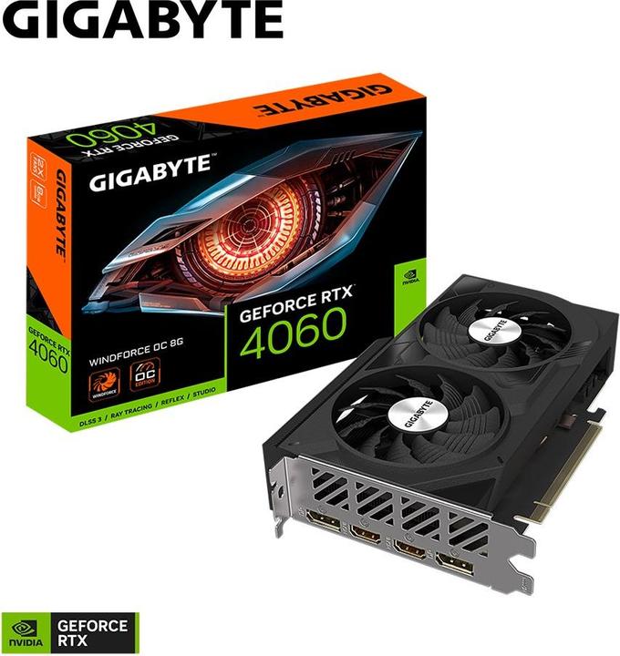 Gigabyte GeForce RTX 4060 WINDFORCE OC 8G (8 GB)