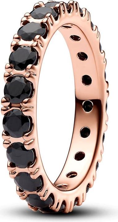 Produktbild Pandora Schwarze Funkelnde Reihe Ewigkeits Ring (52)