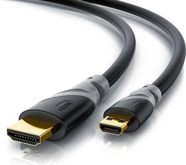 Image du produit CSL micro HDMI (Typ D) — HDMI (Typ A) (2 m, HDMI, 2.0)