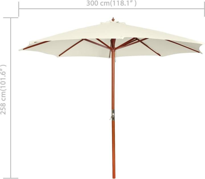Immagine prodotto vidaXL Sonnenschirm (3 m)