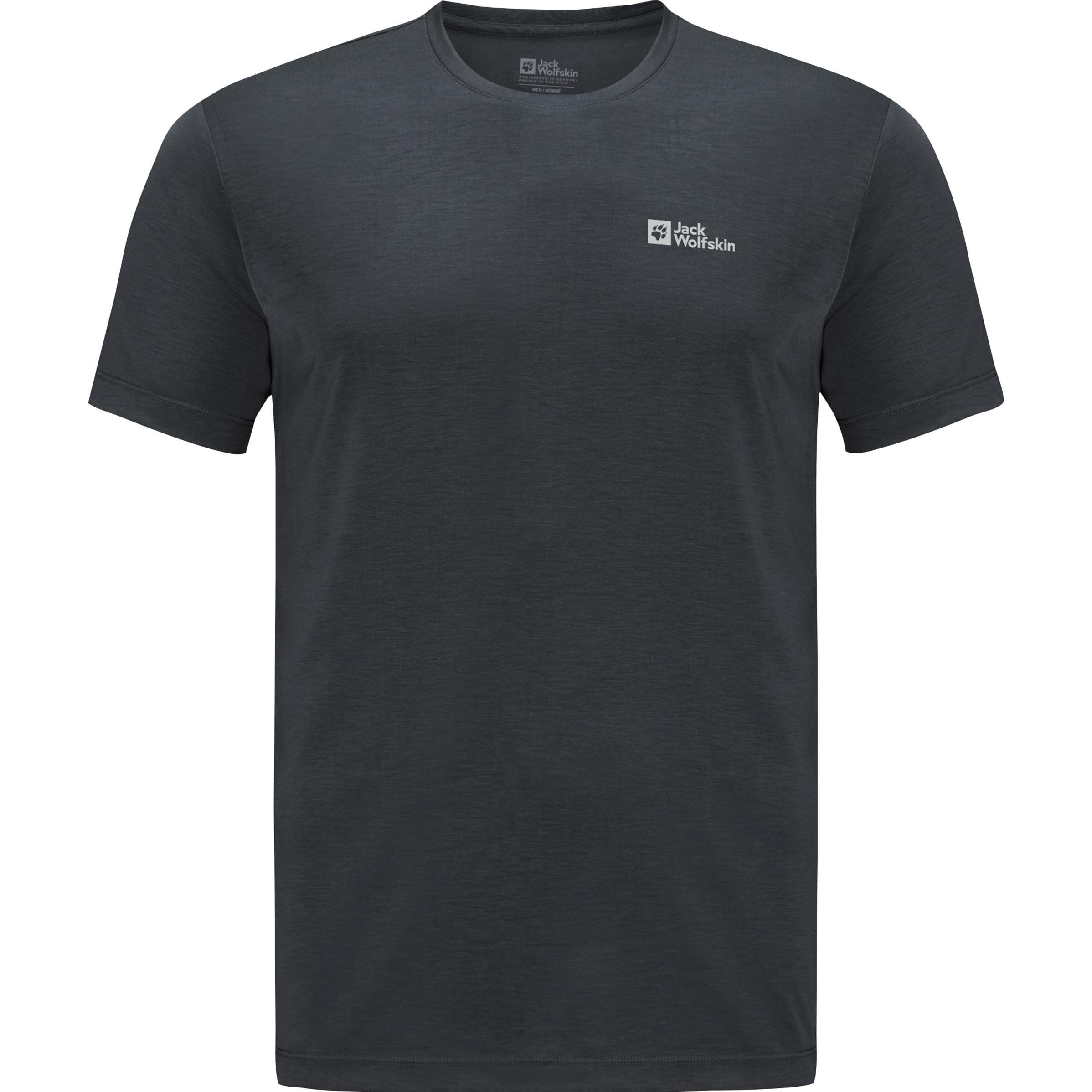 Jack Wolfskin, Herren, Sportshirt, Vonnan S/S T M (S), Grau, S
