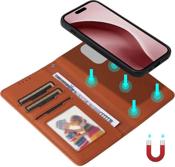 Actual product image Cover-Discount iPhone 16 Pro - Divisible wallet case 2-in-1 mobile phone case (Apple iPhone 16 Pro)
