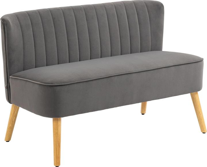 Homcom 2 seater with soft upholstery (2 person sofa)