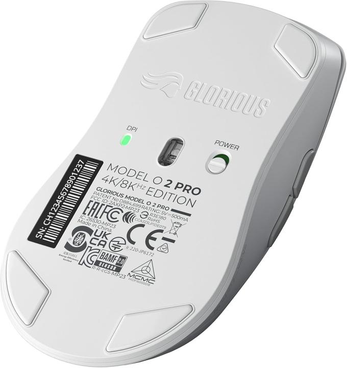 Actual product image Glorious Model O 2 PRO Wireless - 4K/8K Polling - White (Wireless)