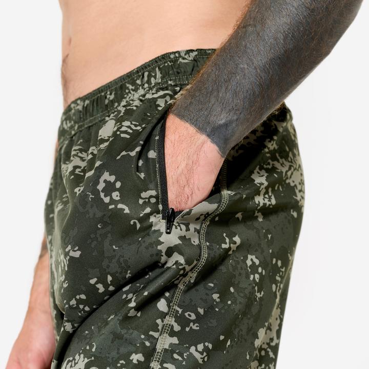 Produktbild Domyos Shorts Reissverschlusstaschen - khaki (XXL)