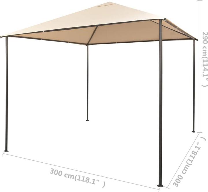 Produktbild vidaXL Pavillon (300 cm, 300 cm)