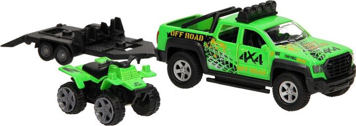 Actual product image Kids Globe Traffic Terrain Vehicle with Trailer and Quad Light and Sound