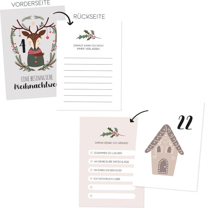 Image du produit Papierdrachen 24 cartes à remplir