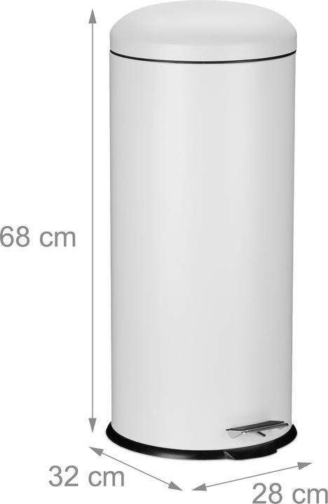 Actual product image Relaxdays Mülleimer 30 Liter (30 l)