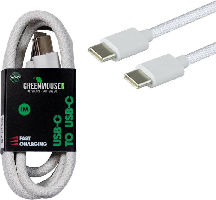 Nobrand Greenmouse USB-C - USB-C Data Cable 1m WOVEN GRS (1 m)