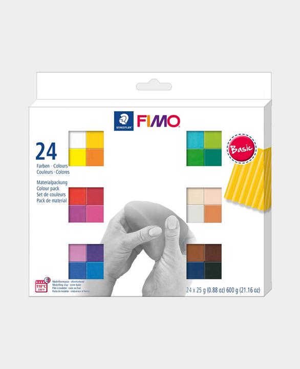 Productafbeelding Staedtler FIMO zacht Basic Colours 24 stuks