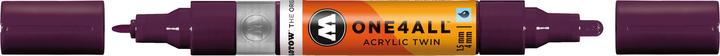 Produktbild Molotow Marqueur pour Maquettes - One4All Twin - Acrylique Prune - 1,5/4mm - -233 - 15 cm (Mehrfarbig, 4 mm, 1 x)