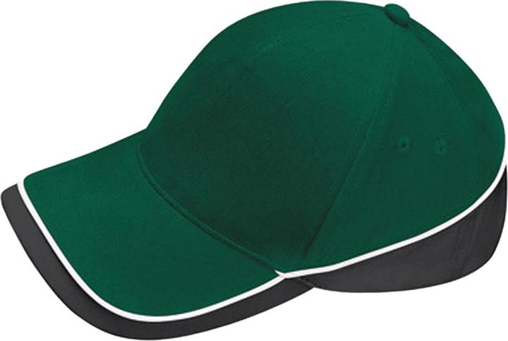 Black, bottle-green, White