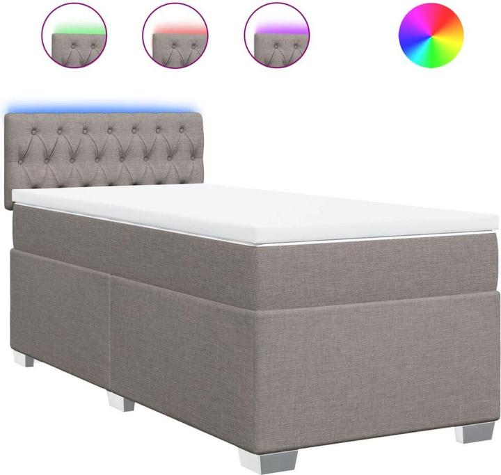 Actual product image vidaXL Boxspringbett (100 x 200 cm)