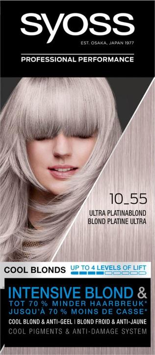 Syoss Farbe Cool Blonds 10-55 ultra platinblond (10-55 ultra platinblond)
