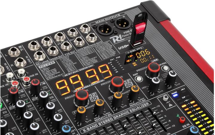Actual product image Power Dynamics Mixer PDM-S804A (Studio- and Livemixer)