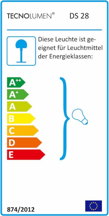 Label énergétique Tecnolumen Lampe pour piano De Stijl Ds28