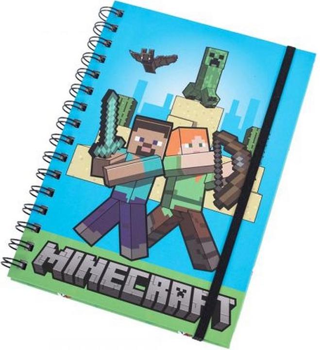 Produktbild Minecraft Drahtgebundes Notizbuch A5 (A5, Liniert)