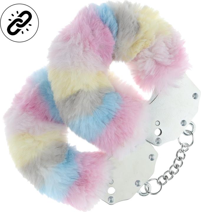 Productafbeelding Ouch! Zware pluizige handboeien - Multicolor 2