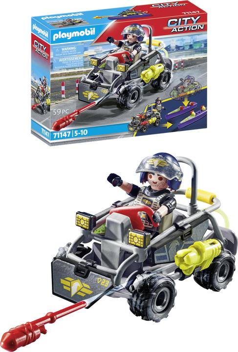 Image du produit Playmobil Quad multi-terrain SWAT (71147, Playmobil City Action)