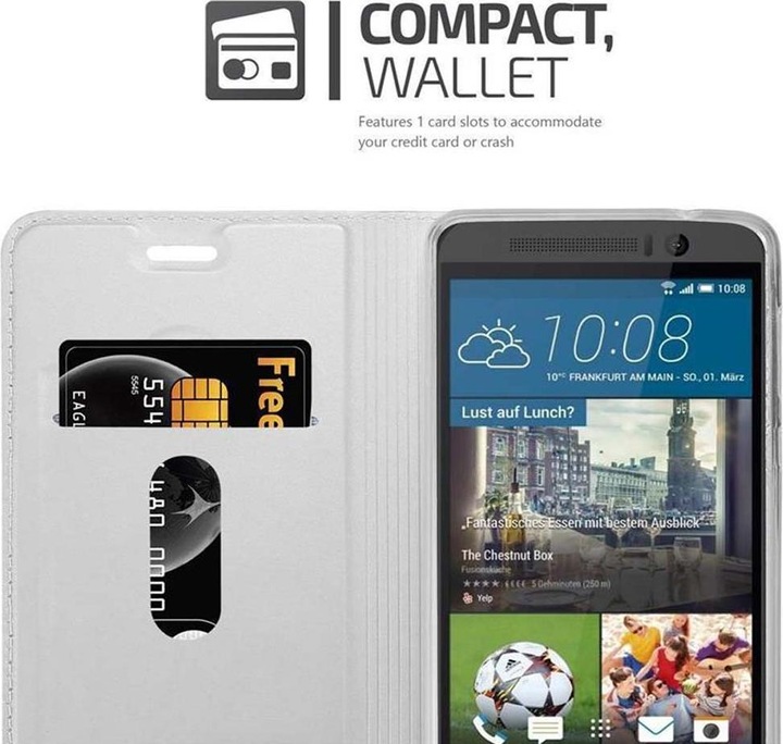 Actual product image Cadorabo Book Classy Style Cover (HTC One M9)