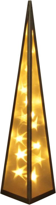 Piramide di luci LED 3D con motore rotante
