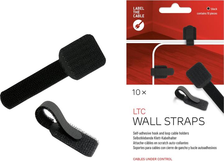 Actual product image Label-the-cable LTC Wall Velcro Cable Ties, pack of 10 (Velcro cable ties, 90 mm, 10 pcs.)