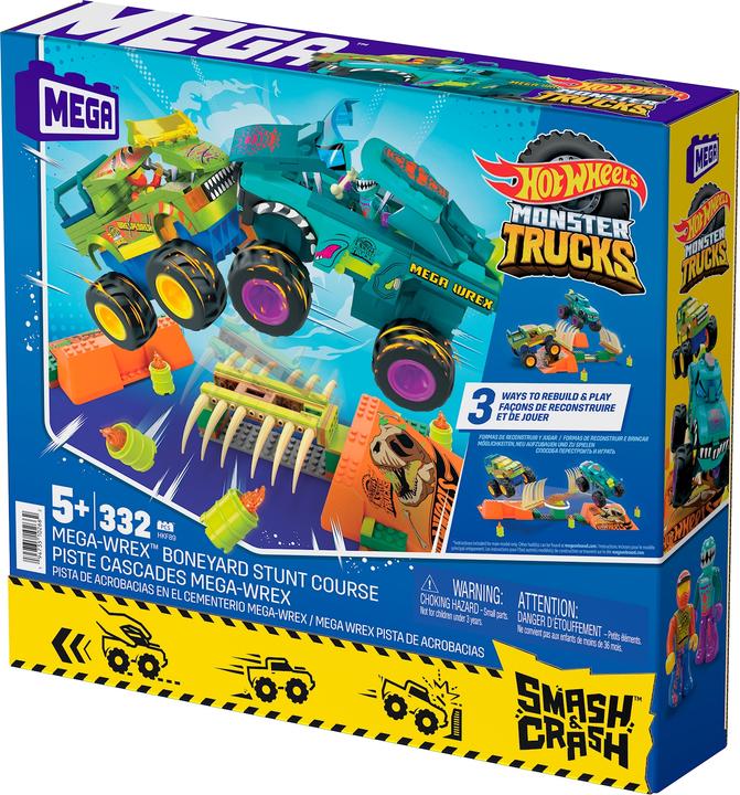 Actual product image Mega Smash 'n Crash Mega-Wrex™ Boneyard Stunt Course