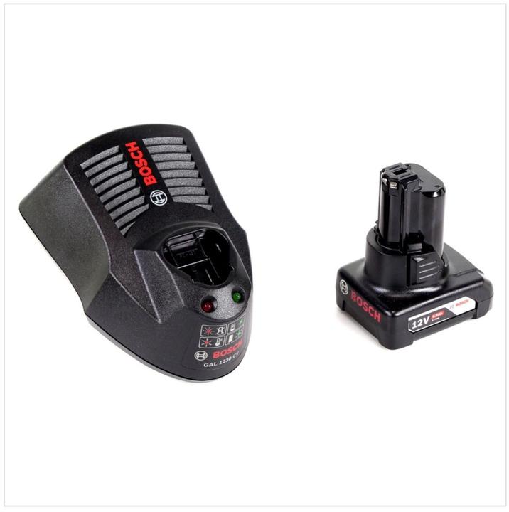 Actual product image Bosch Professional GLI 12V-300 Battery Lamp + 1x GBA 12V 4.0 Ah Battery + GAL 1230 Charger (300 lm)