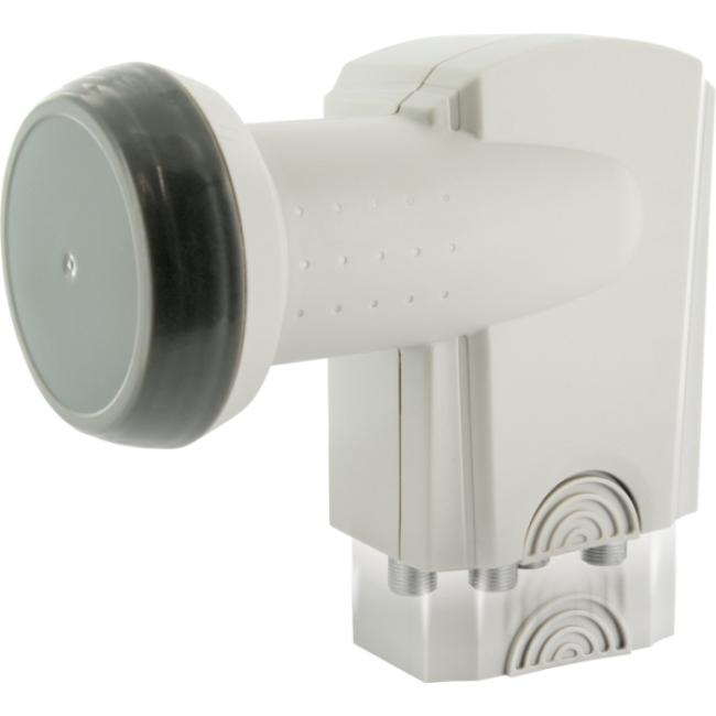 Thumbnail - Schwaiger SPS6518 - Satellitenantennen-Umwandler (Quad LNB), LNB, Grau