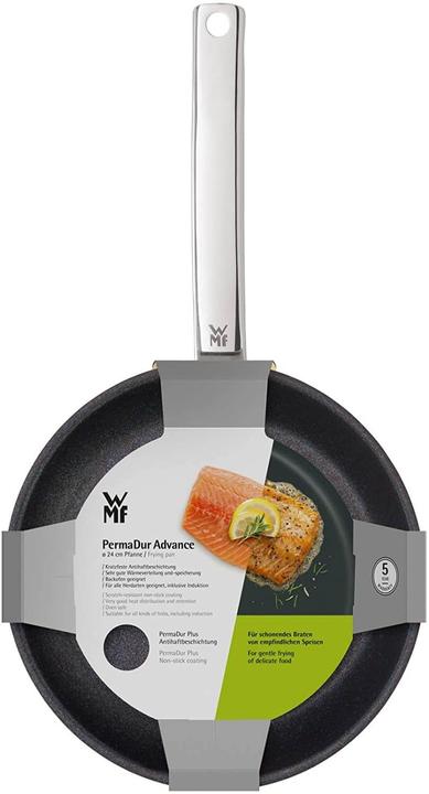 Produktbild WMF Antihaft Pfanne Bratpfanne 24cm Permadur Advance Induktion beschichtet (24 cm, Bratpfanne, Edelstahl)