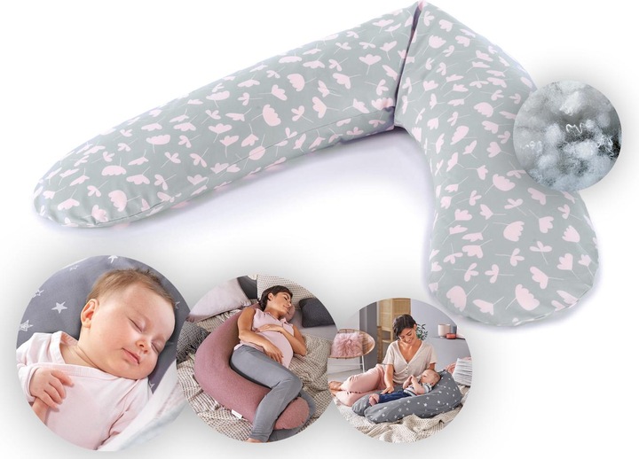 Produktbild Theraline Stillkissen "Das Original" mit Polyester Hohlfaser Füllung inkl. Bezug 190 cm (190 cm)