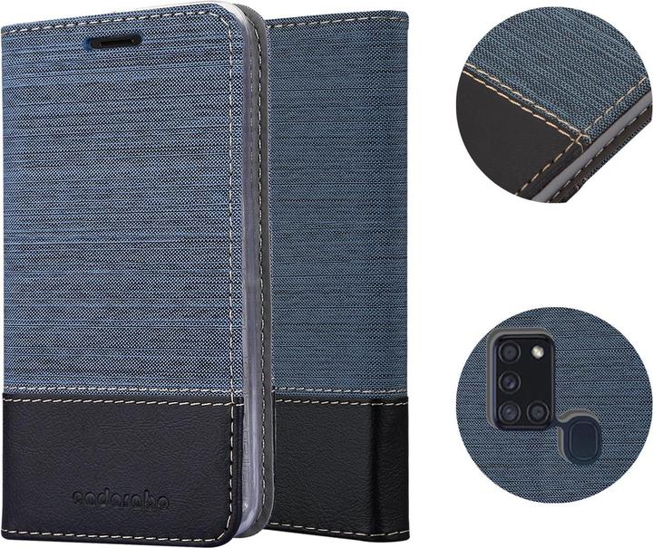 Actual product image Cadorabo Book Jeans Optics Cover (Samsung Galaxy A21s)