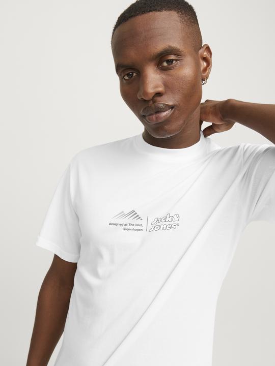 Actual product image Jack & Jones Jcolima Logo Tee Ss Crew Neck Bf Ln (L)
