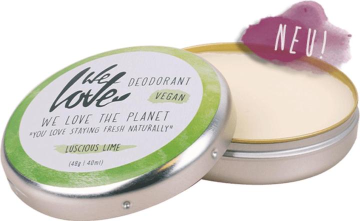Actual product image We Love The Planet DEOCREME - Luscios Lime - Vegan - with Natron (Crème)