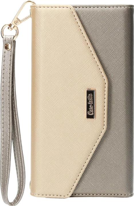 Actual product image Casetastic Clutch Samsung Galaxy A21s (2020) Gold/Silver (Samsung Galaxy A21s)