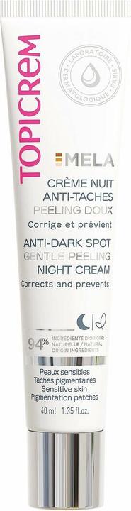 Topicrem Mela Anti-Dark Spot Gentle Peeling Night Cream peelingujący krem na noc 40ml (40 ml, Night cream)