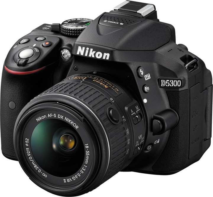 Produktbild Nikon D5300 18-55mm VR II Kit (24.78 Mpx, APS-C / DX)