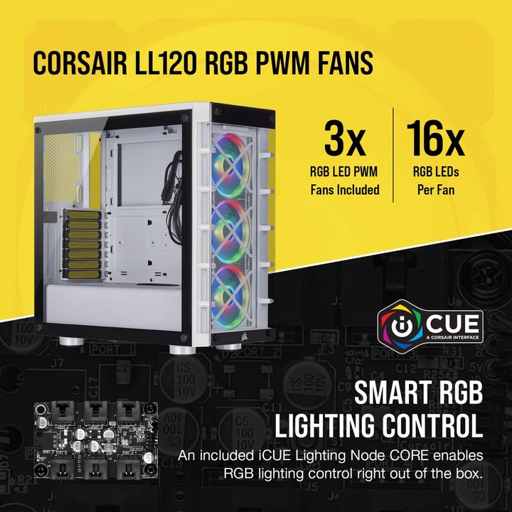 Image du produit Corsair iCUE 465X RGB (ATX, mATX, Mini-ITX)